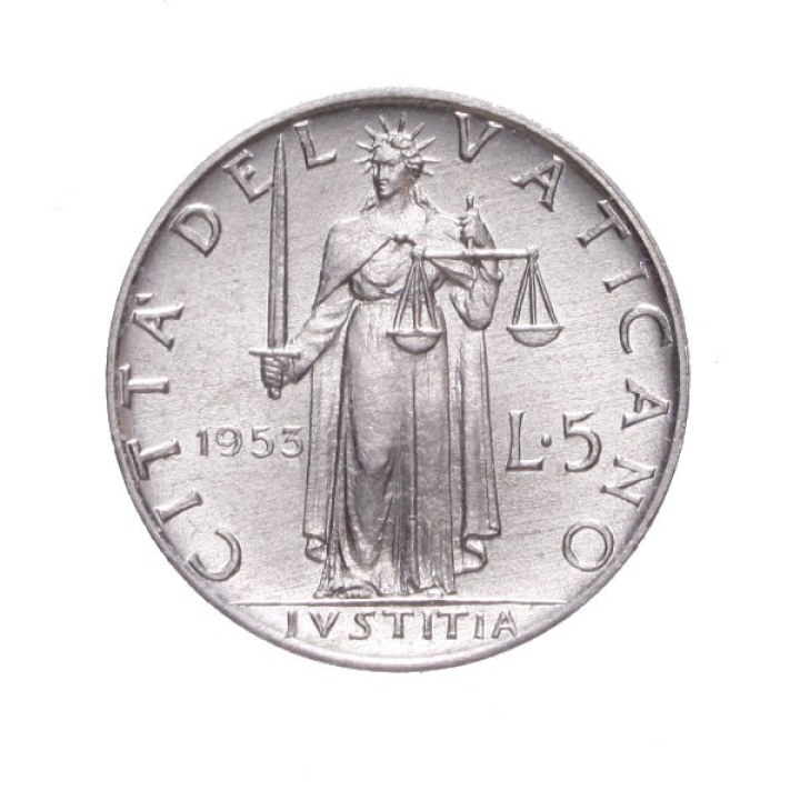 5 Lire 1953 - 5° Tipo