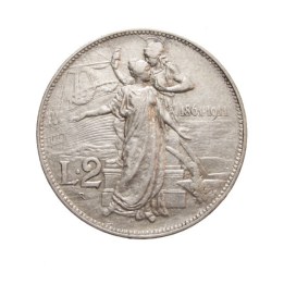 2 Lire 1911 "Cinquantenario"