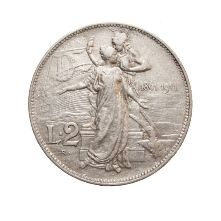 2 Lire 1911 "Cinquantenario"