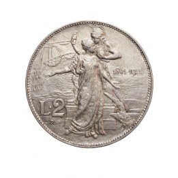 2 Lire 1911 "Cinquantenario"
