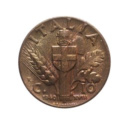 10 Centesimi 1940 "Impero" del 2° Tipo