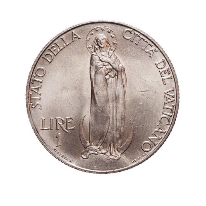 1 Lira 1936 Pio XI