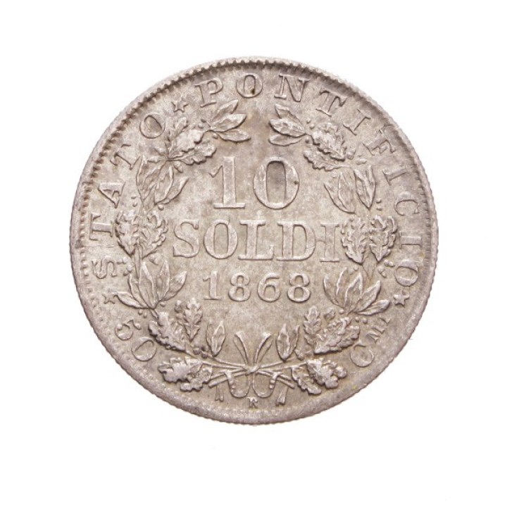 10 Soldi 1868 Anno XXII