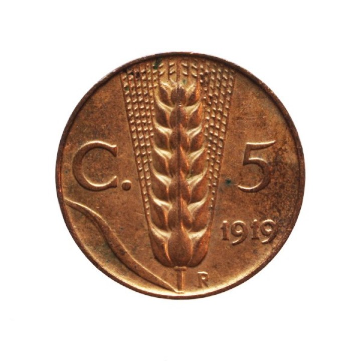 5 Centesimi 1919 "Spiga"