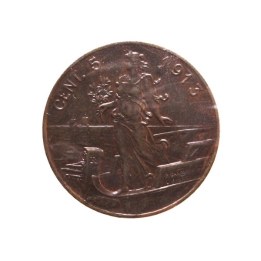 5 Centesimi 1913 "Italia su Prora"