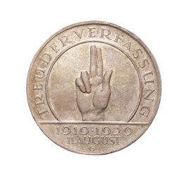 3 Reichsmark 1929 - Weimar Constitution