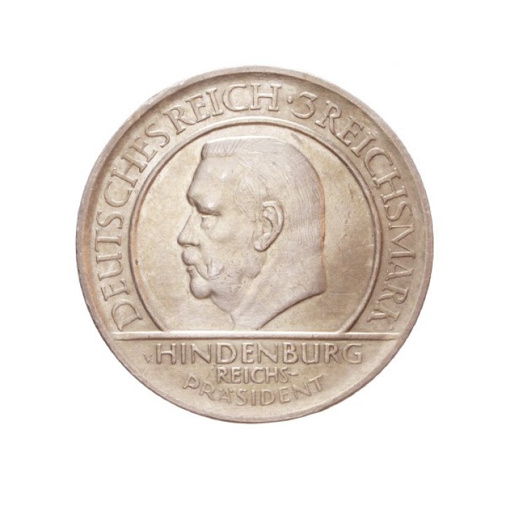 3 Reichsmark 1929 - Weimar Constitution