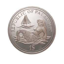 1 Dollar 1992 "Marine Life Protection"