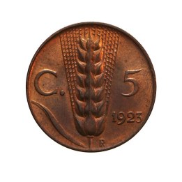 5 Centesimi 1923 "Spiga"