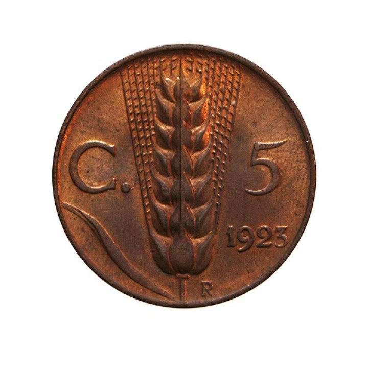 5 Centesimi 1923 "Spiga"