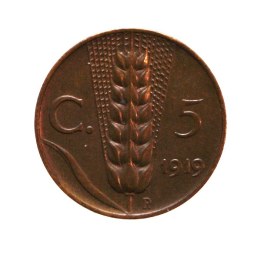 5 Centesimi 1919 "Spiga"