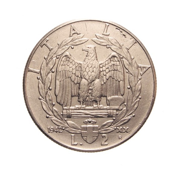 2 Lire 1942 "Impero" | Numismatische Münze
