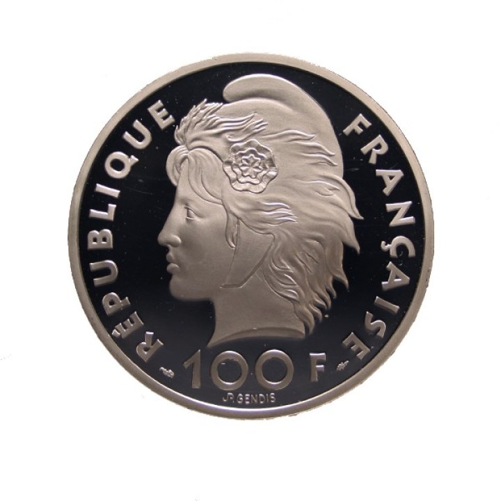 100 Francs 1993 "15 Eucs Mediterranean Games" |…