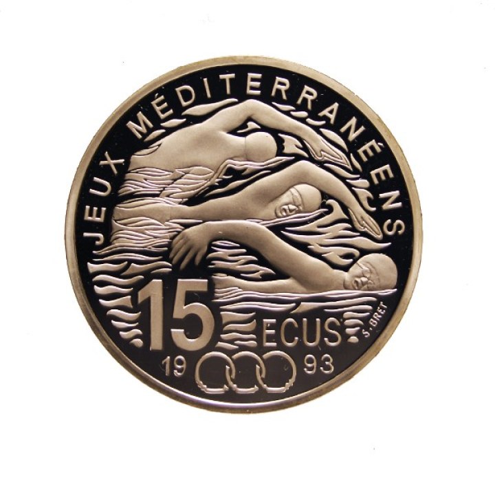 100 Francs 1993 "15 Eucs Mediterranean Games" |…