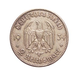 2 Reichsmark 1934 F "Posdam Garrison" | Numismatische Münze
