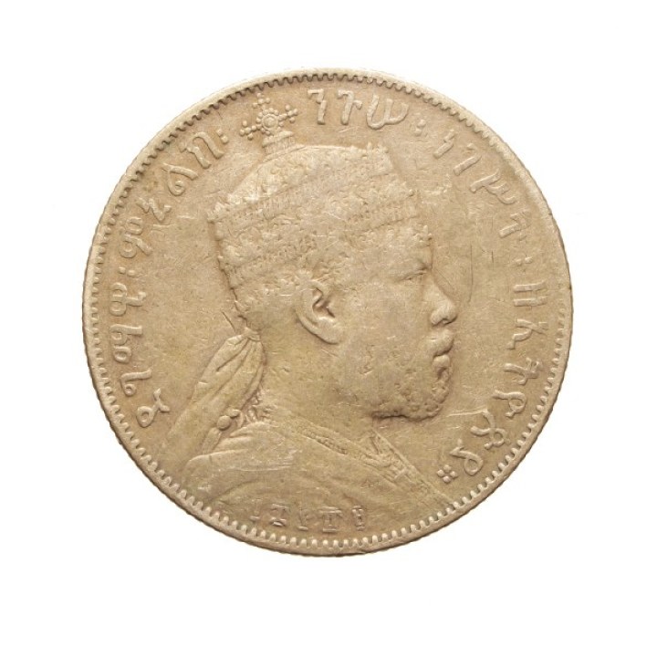 1/2 Birr EE 1889 A - Menelik II | Numismatische Münze