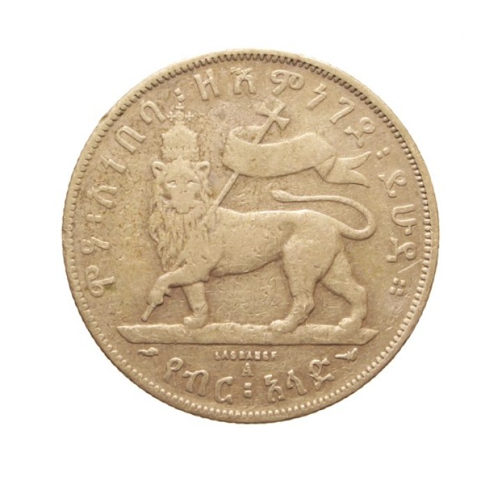 1/2 Birr EE 1889 A - Menelik II | Numismatische Münze