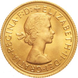 Sterlina d'oro Elisabetta II (Fiocchetto) | Moneta d'oro