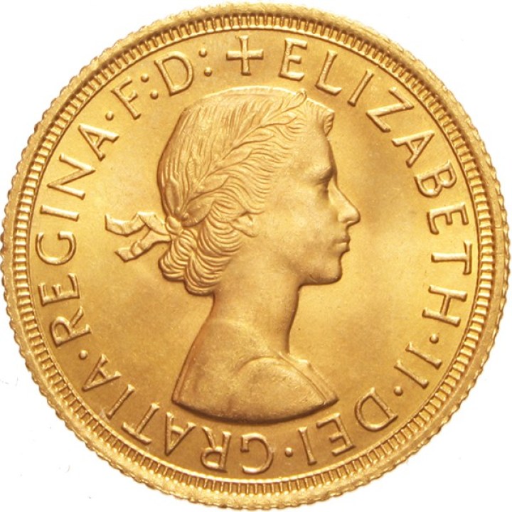 Goldsovereign Elisabeth II. (Schleife) | Anlagegoldmünze