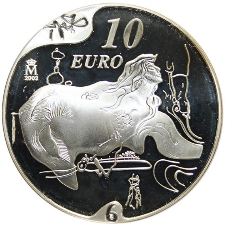 Spain 10 Euro 2004 "El gran masturbador" Dalì |…