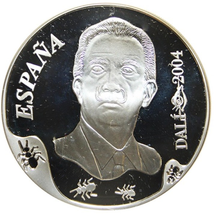 Spain 10 Euro 2004 "Autorretrato" Dalì | Numismatische Münze