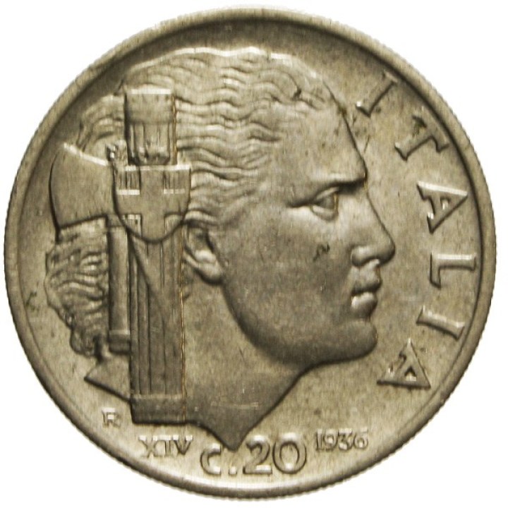 20 Centesimi 1936 "Impero" | Moneta numismatica