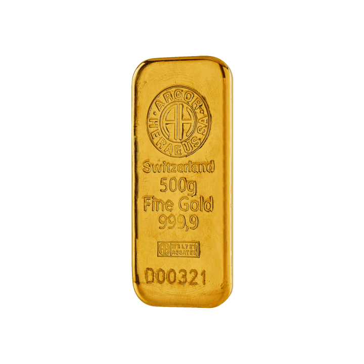 Argor-Heraeus Goldbarren 500 g | Goldbarren