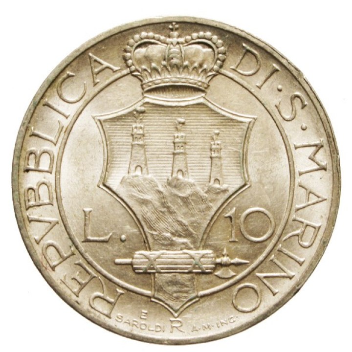 10 Lire 1937 | Numismatische Münze