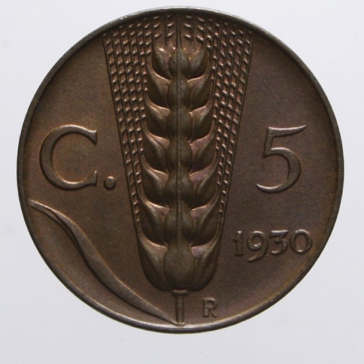 5 Centesimi 1930 "Spiga"