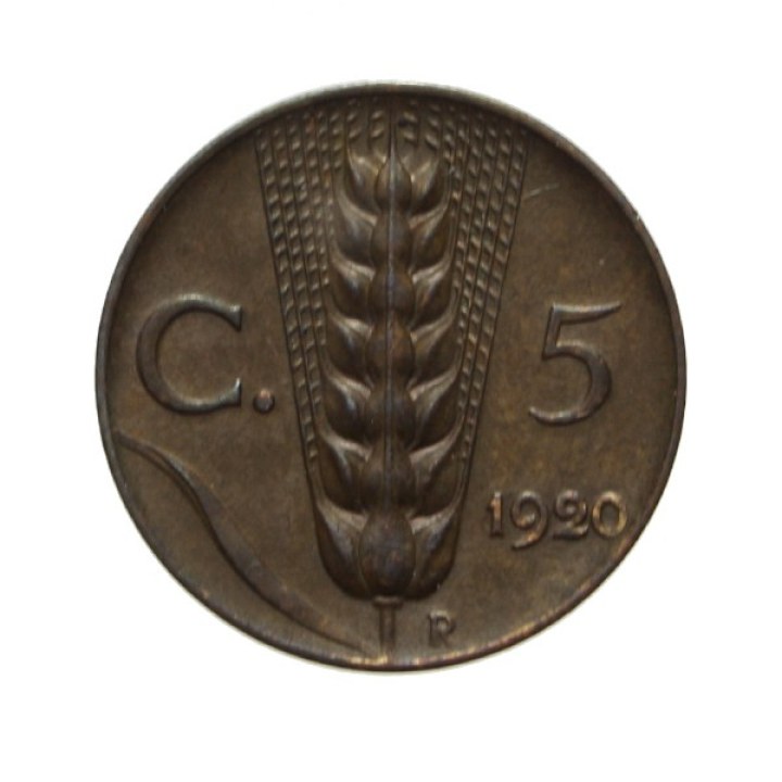 5 Centesimi 1920 "Spiga"