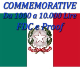1.000-10.000 Lire Commemorative 1993-1999