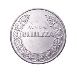 Gettone Calendario Domeniche "Auguri Bellezza"