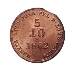 1/2 Soldo 1862 B